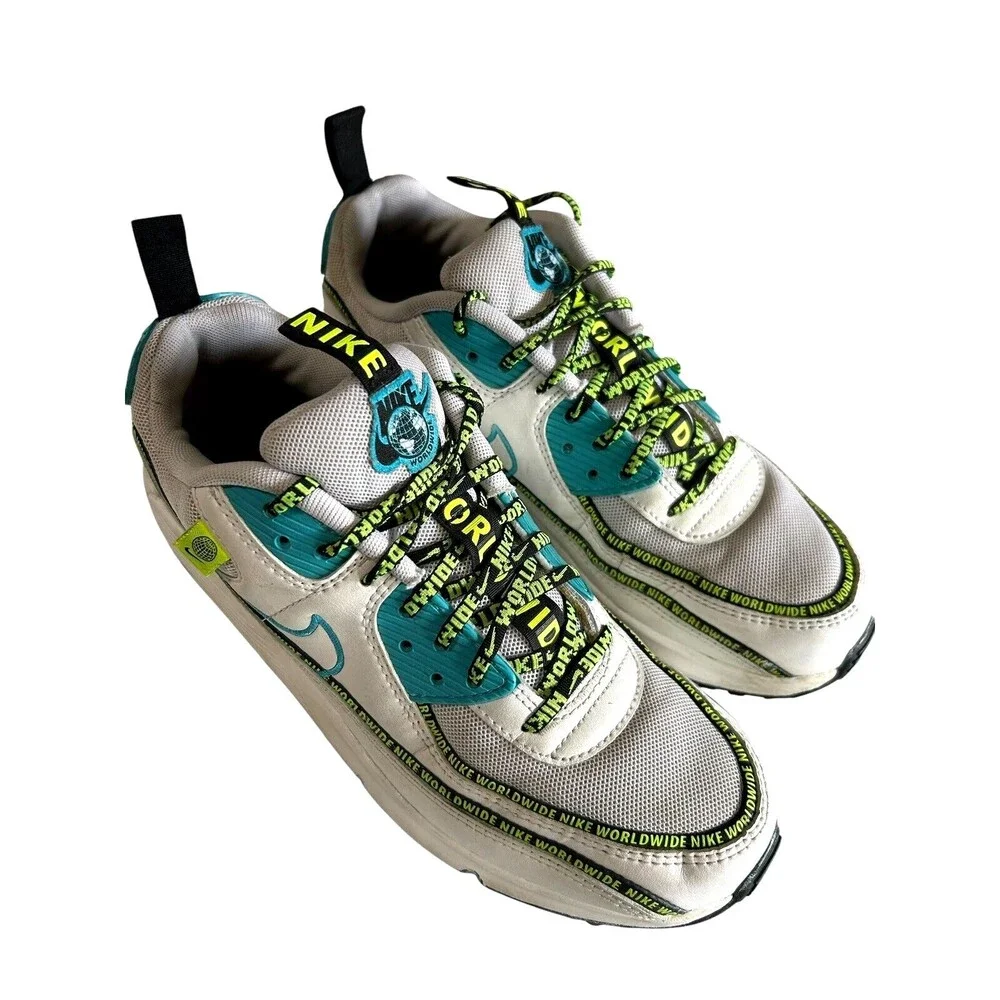 Nike Air Max 90 SE2 GS Worldwide Blue Fury Volt  Unisex CV7665-100 7Y